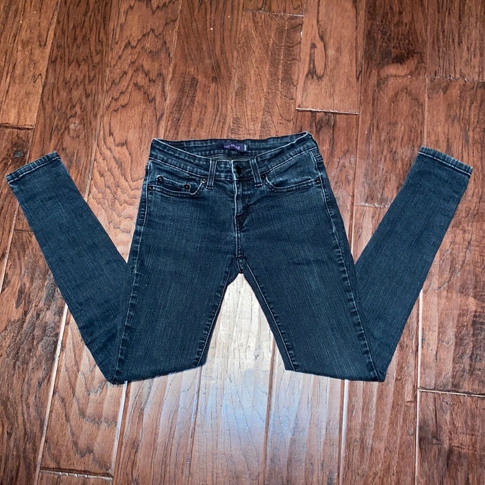 Levi’s dark blue denim skinny jeans 535 legging 3M - Picture 2 of 9